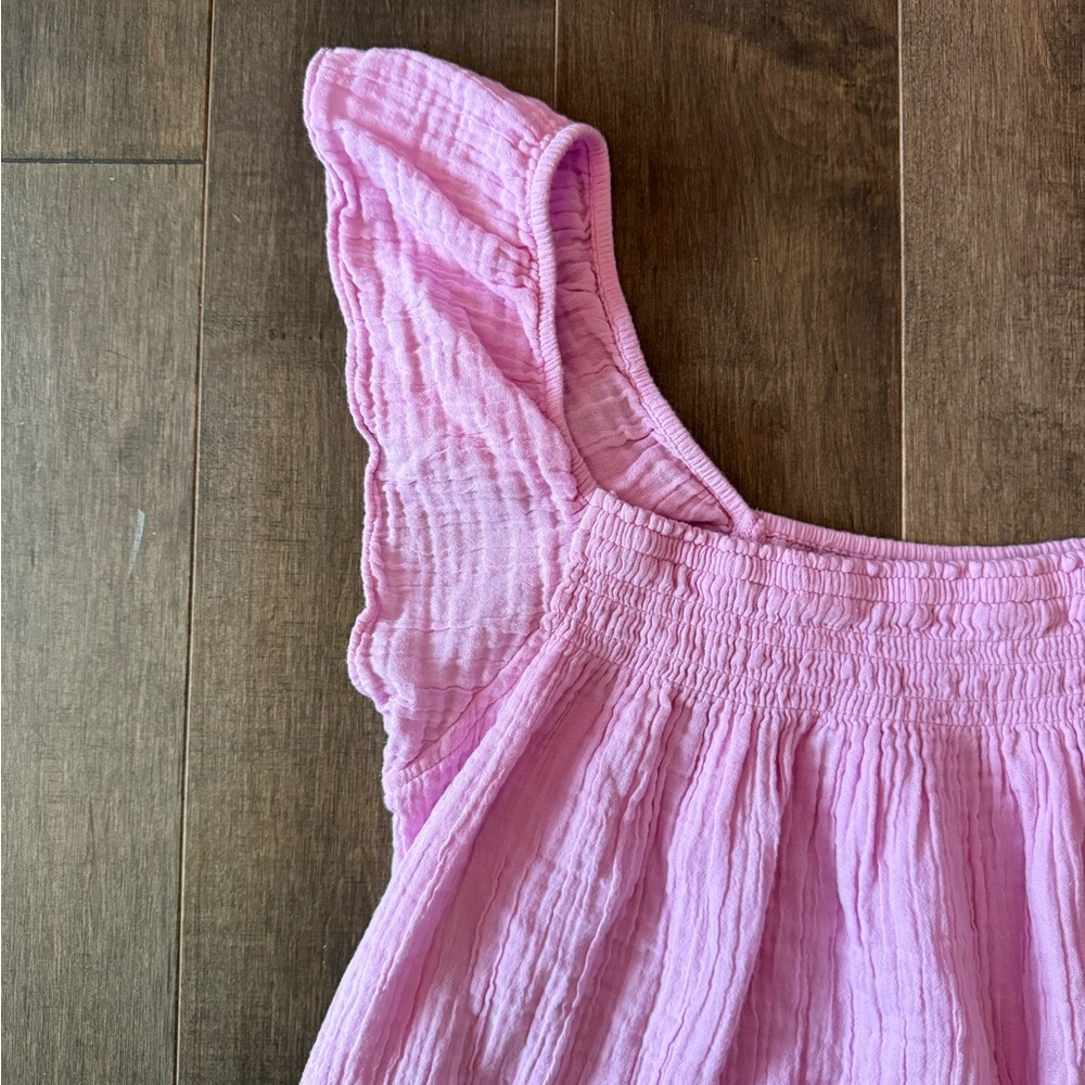 Pink Ruffle Sleeve Blouse - Picture 6 of 9